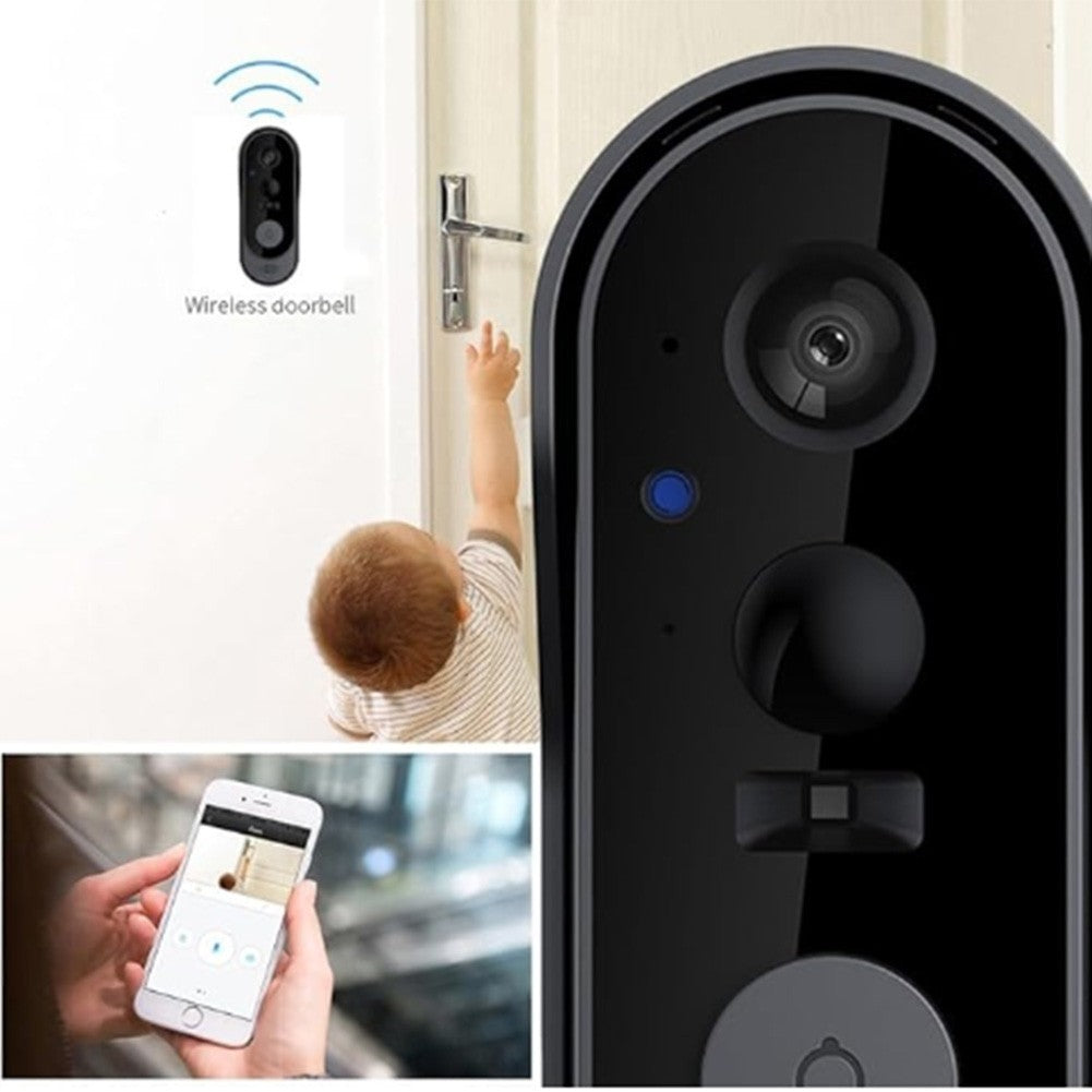 Wireless Smart Video Doorbell WiFi Security Camera Bell Phone Door Ring Intercom