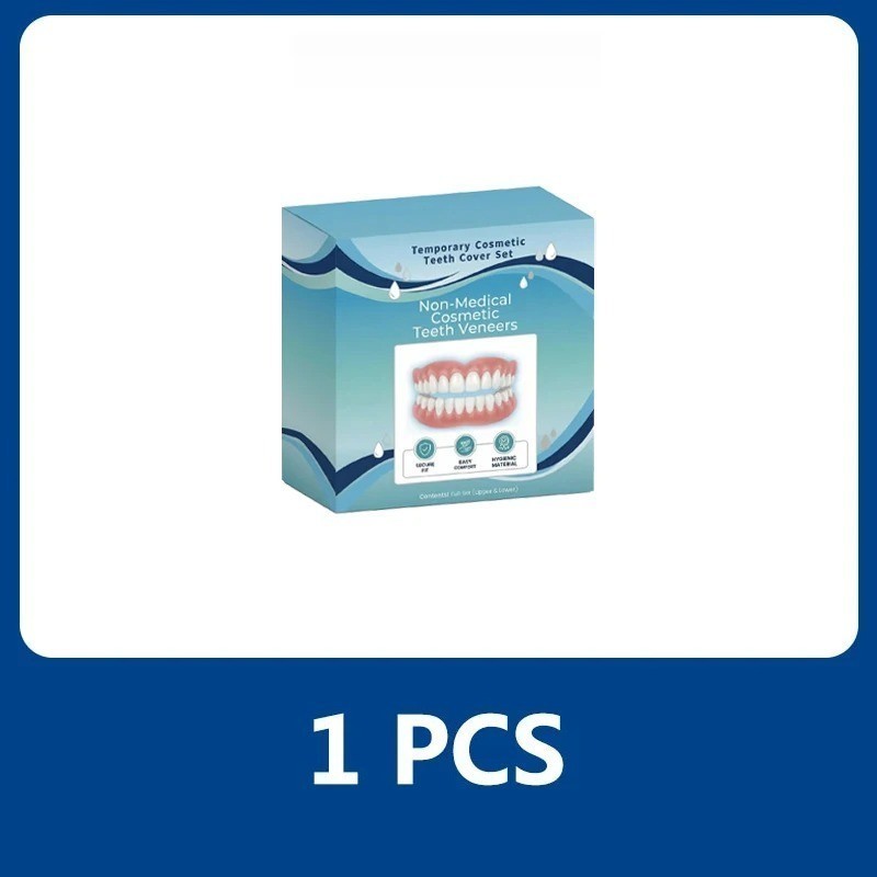2026 Adjustible Silicone Dentures Comfort Fake Teeth Natural Smile Men Women New