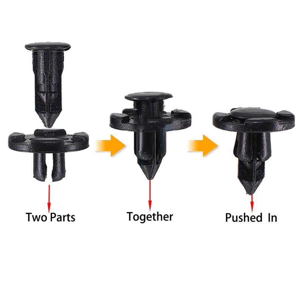 Long Lasting Trim clips for XTrail For Qashqai For Navara For Micra Pack of 100