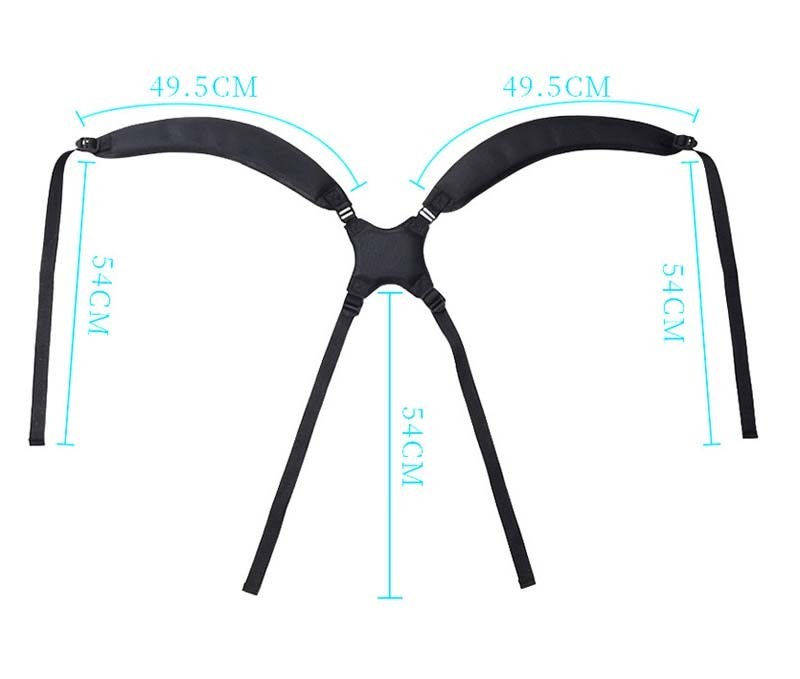 Golf Bag Double Shoulder Strap Padded Golf Carrying Bag Strap Golf Bag Strap