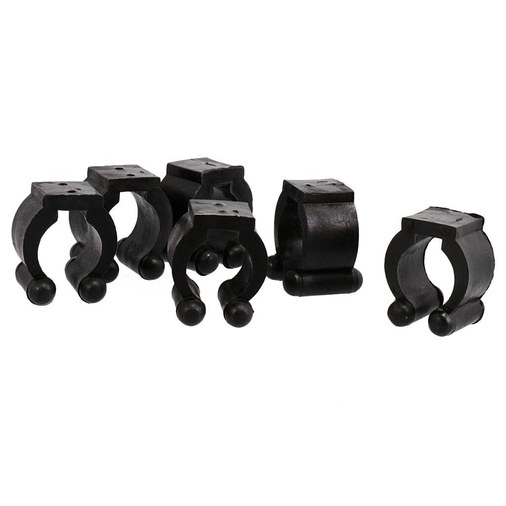 6 Pieces Plastic Replacement Cue Clips For Pool Snooker Billiard Cue Rack