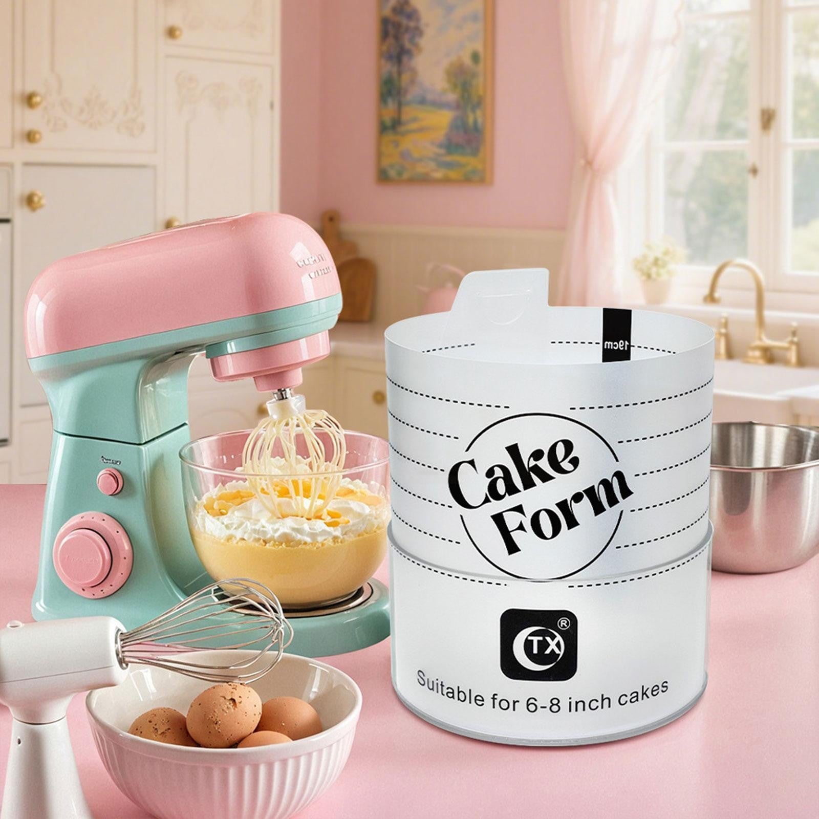 Acrylic Cake Form, Cake Making Tool for Beginners and Pros, Premium Accessory