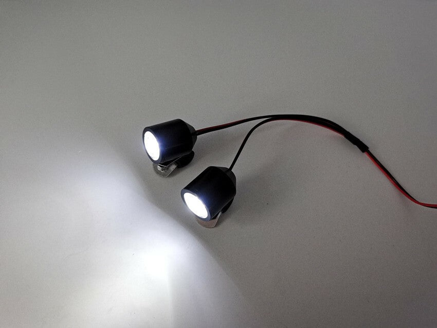 1 Pair 3W LED Light Headlight Spotlight RC Car Truck Off-road Vehicle Climber