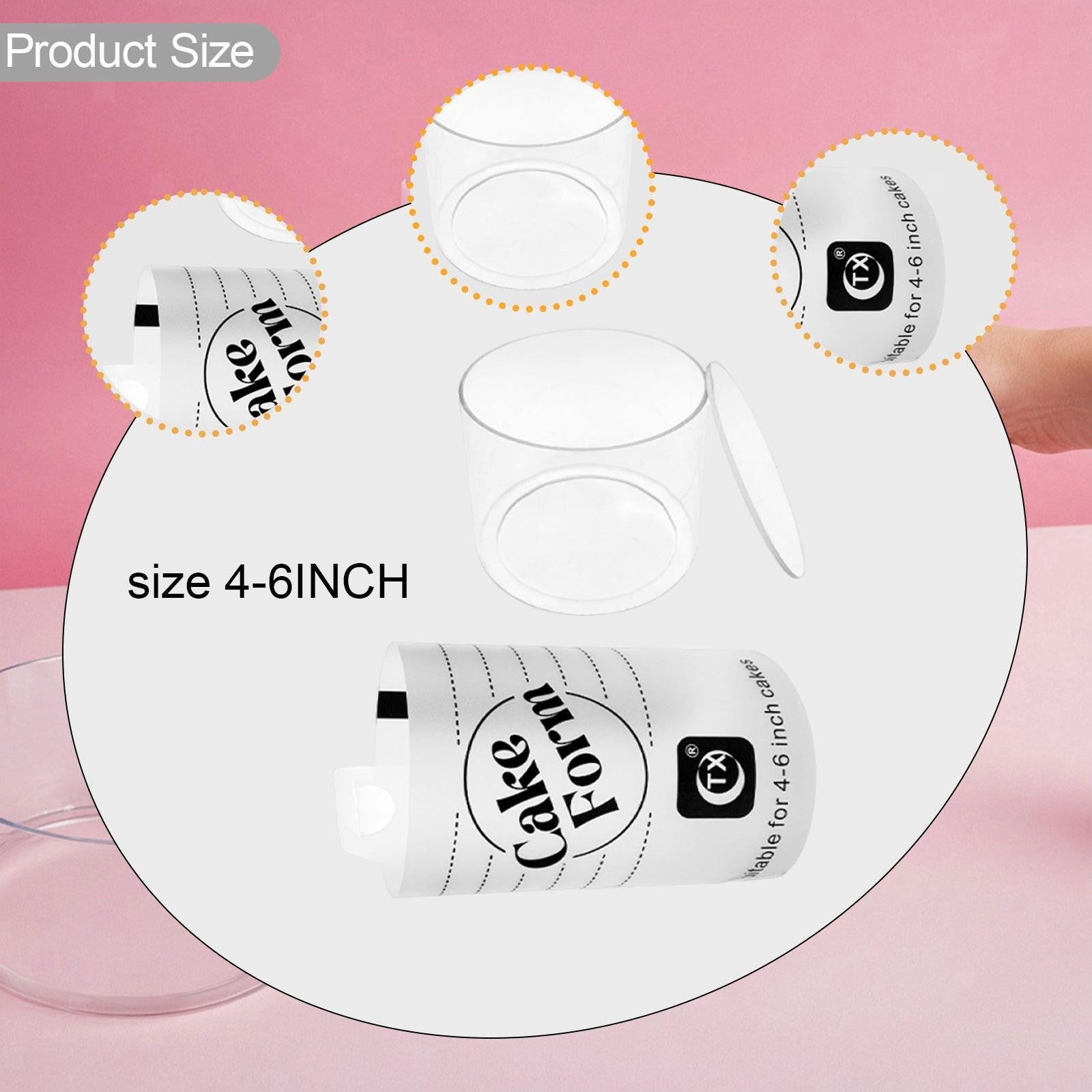 Acrylic Cake Form, Cake Making Tool for Beginners and Pros, Premium Accessory