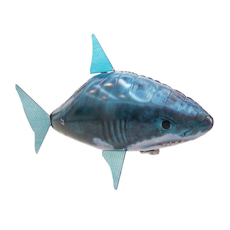 Remote Control Inflatable Balloon Air Swimmer Flying shark Fish Radio Blimp