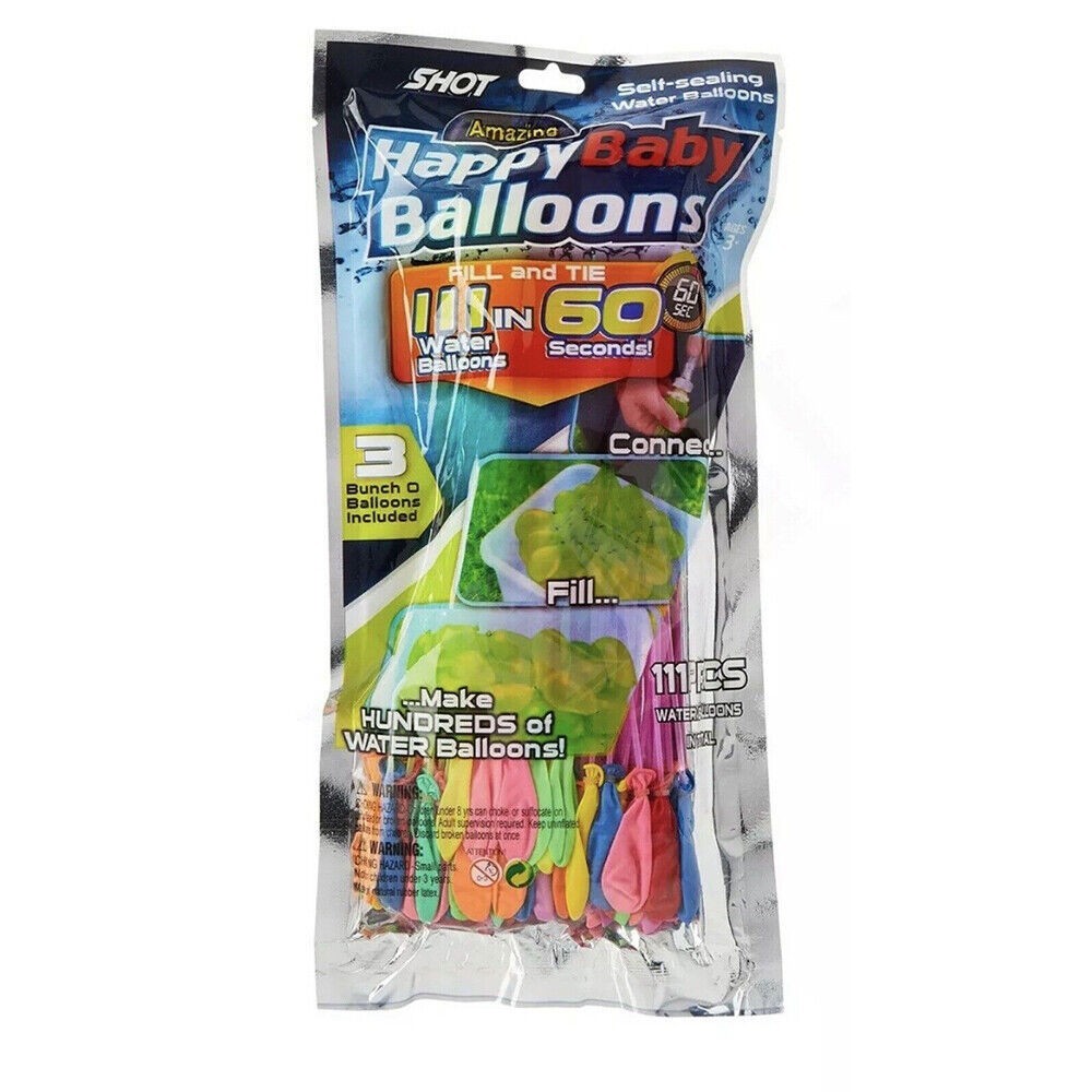 6 Packsx666 / 12 Packsx1332 Self Sealing Water Balloons Outdoor Play Party Fun