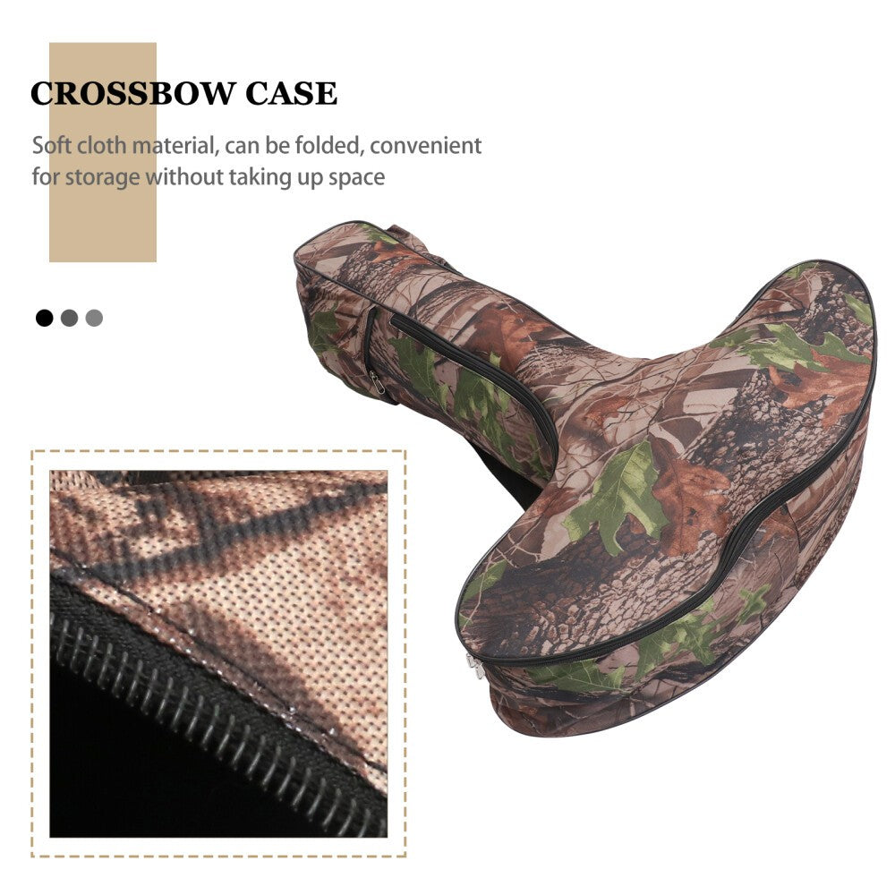 Crossbow Storage Bag CanvasT Shape Bow Bag Adjustable Hunting Archery Case