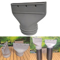 Flat Adapter for Air Con Exhaust Hose 130mm and 150mm Sunroof Applications
