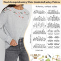 Stick and Stitch Embroidery Stabilizer, 4 Sheets Water Soluble Dissolvable Paper