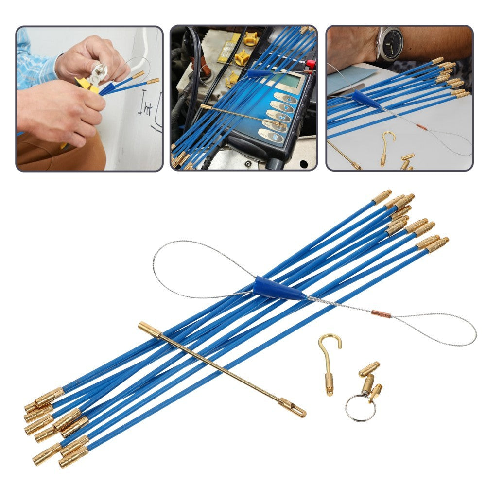 Wall Cable Set Fish Tape for Pulling Cables Electrical Wire Puller