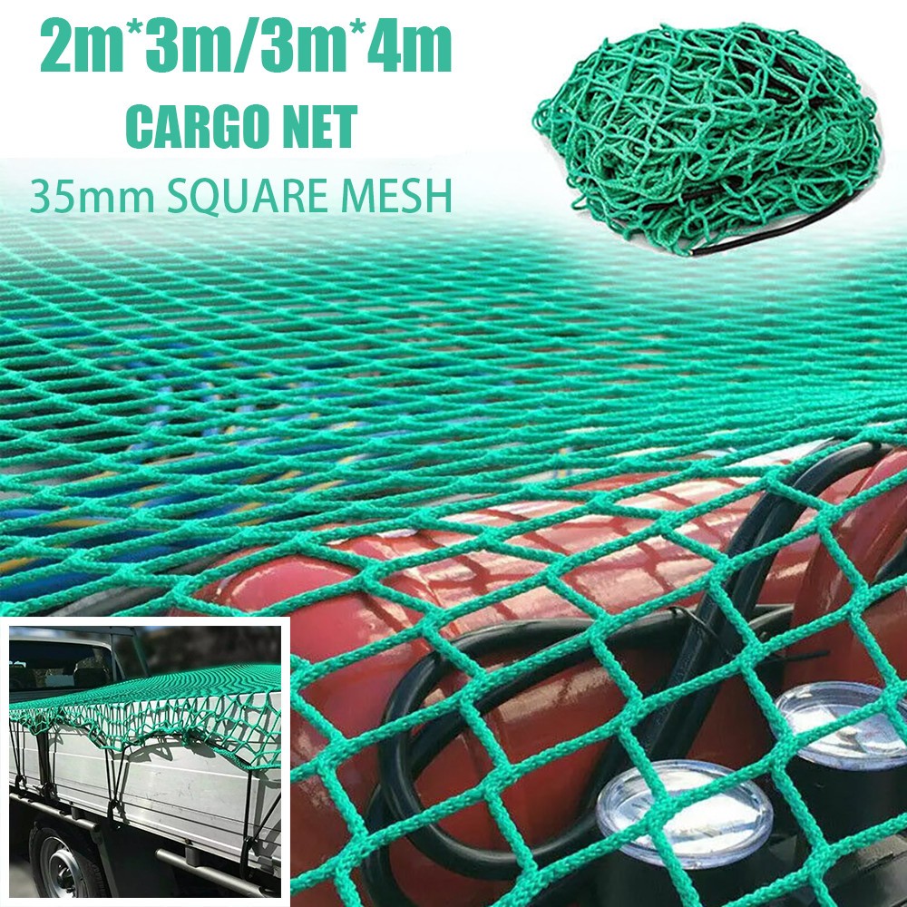3M x 4M Heavy Duty Cargo Net Trailer Nets Truck Protector Mesh Safety Secure NEW