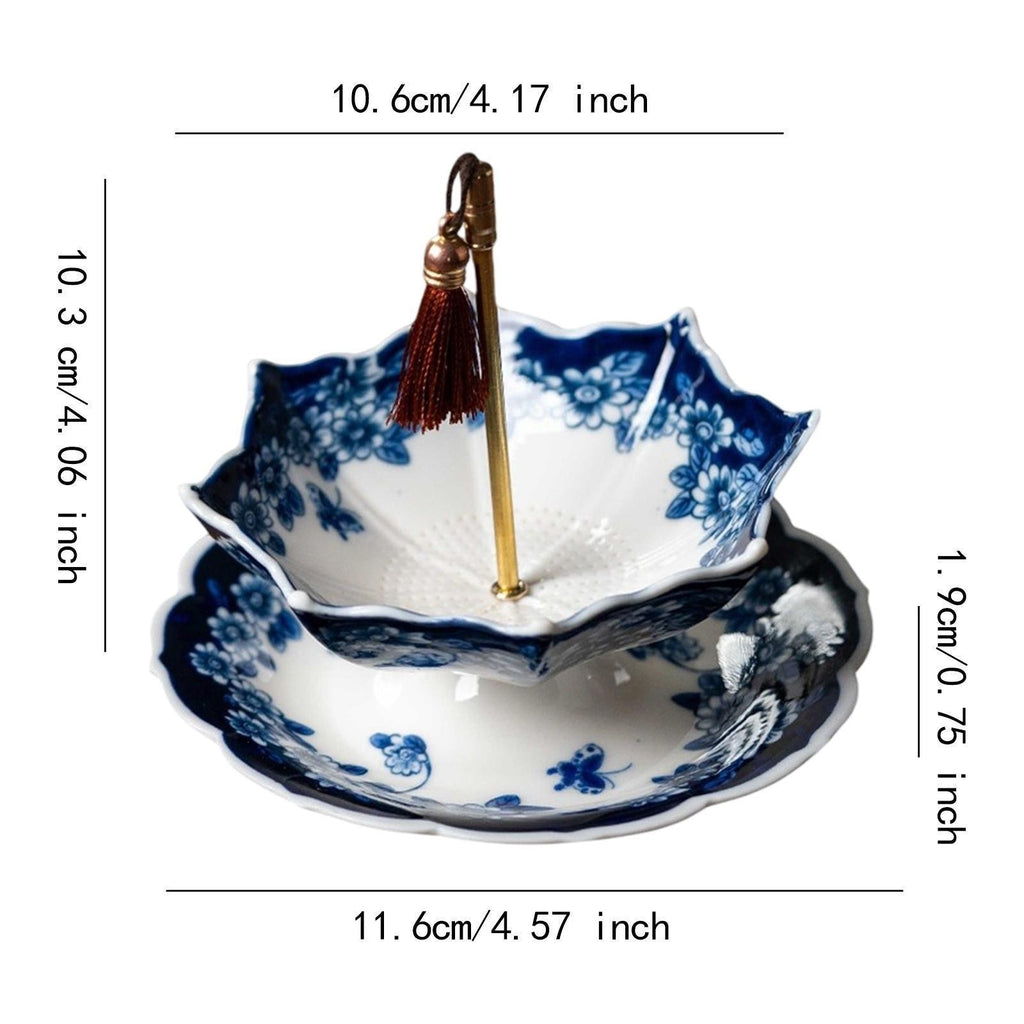 Porcelain Ceramic Tea Strainer Tea Set Accessories for Home Office Table