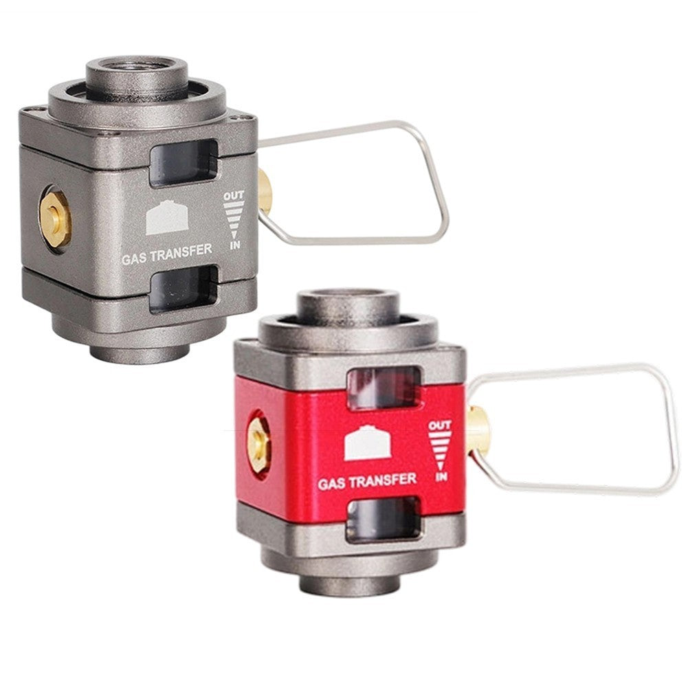 Gas Tank Converter for Camping with Visual Window and Pressure Release