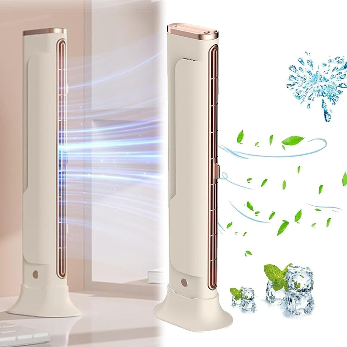 Coldeez Cooling Ace 2.0  Air Portable Fan Quiet Natural Wind Large air outlet