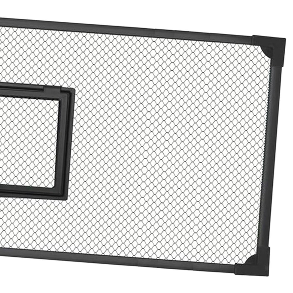 Fish Tank Lid Self Assembly Anti Jump Net Cover Magnetic Black Aquarium Hood
