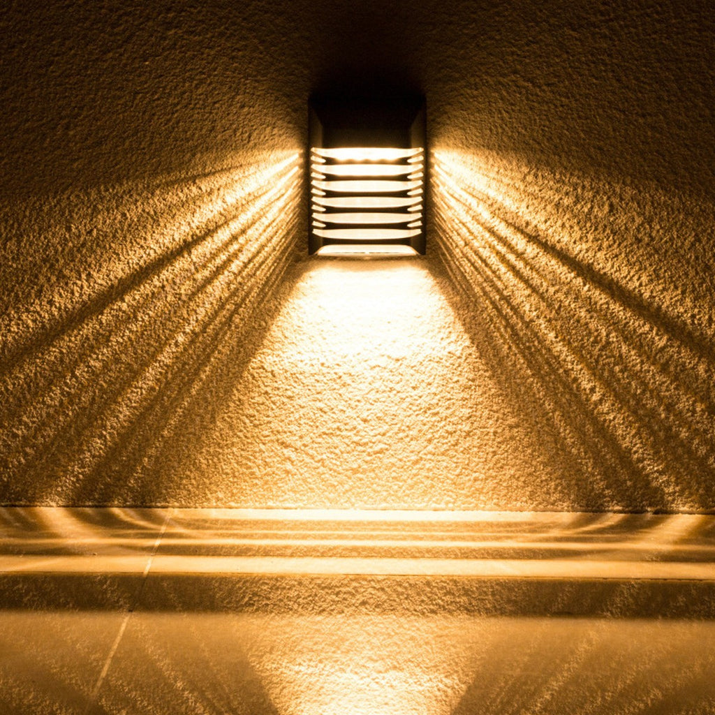 Solar Step Lights Outdoor Solar Fence Lights IP54 Waterproof Solar Deck