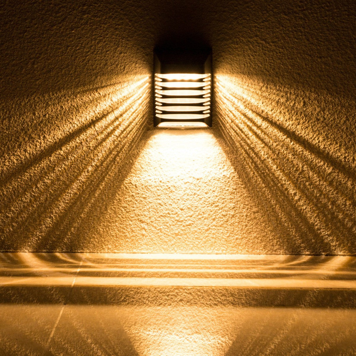 Solar Step Lights Outdoor Solar Fence Lights IP54 Waterproof Solar Deck