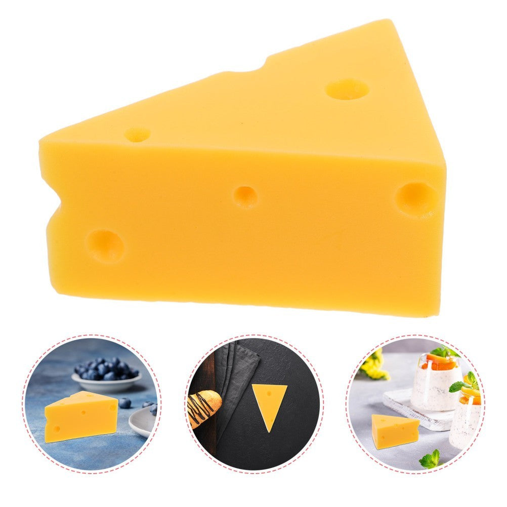 Simulation Cheese Model Fake Cheese Decor Artificial Cheese Ornament