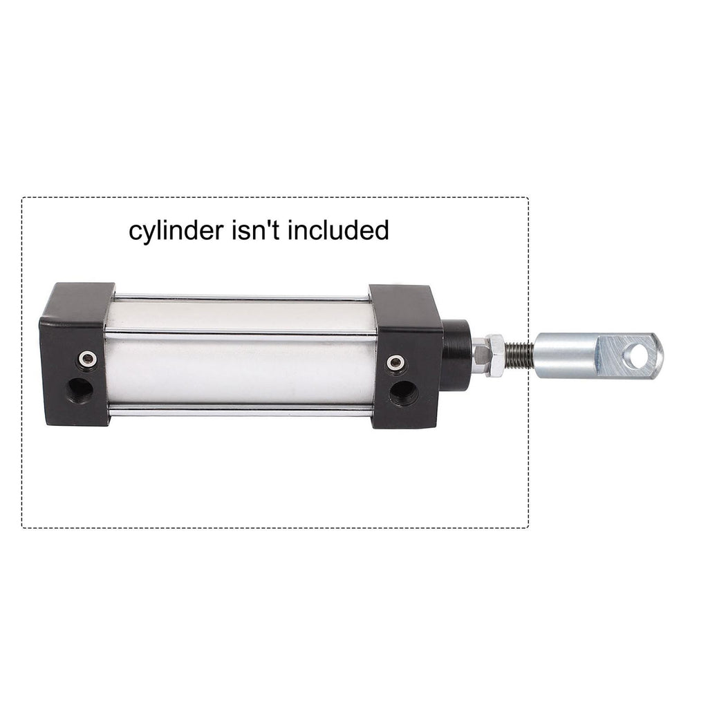Air Cylinder Rod Clevis End M12x1.25 Female Thread 62mm I Type Connector 2pcs.*