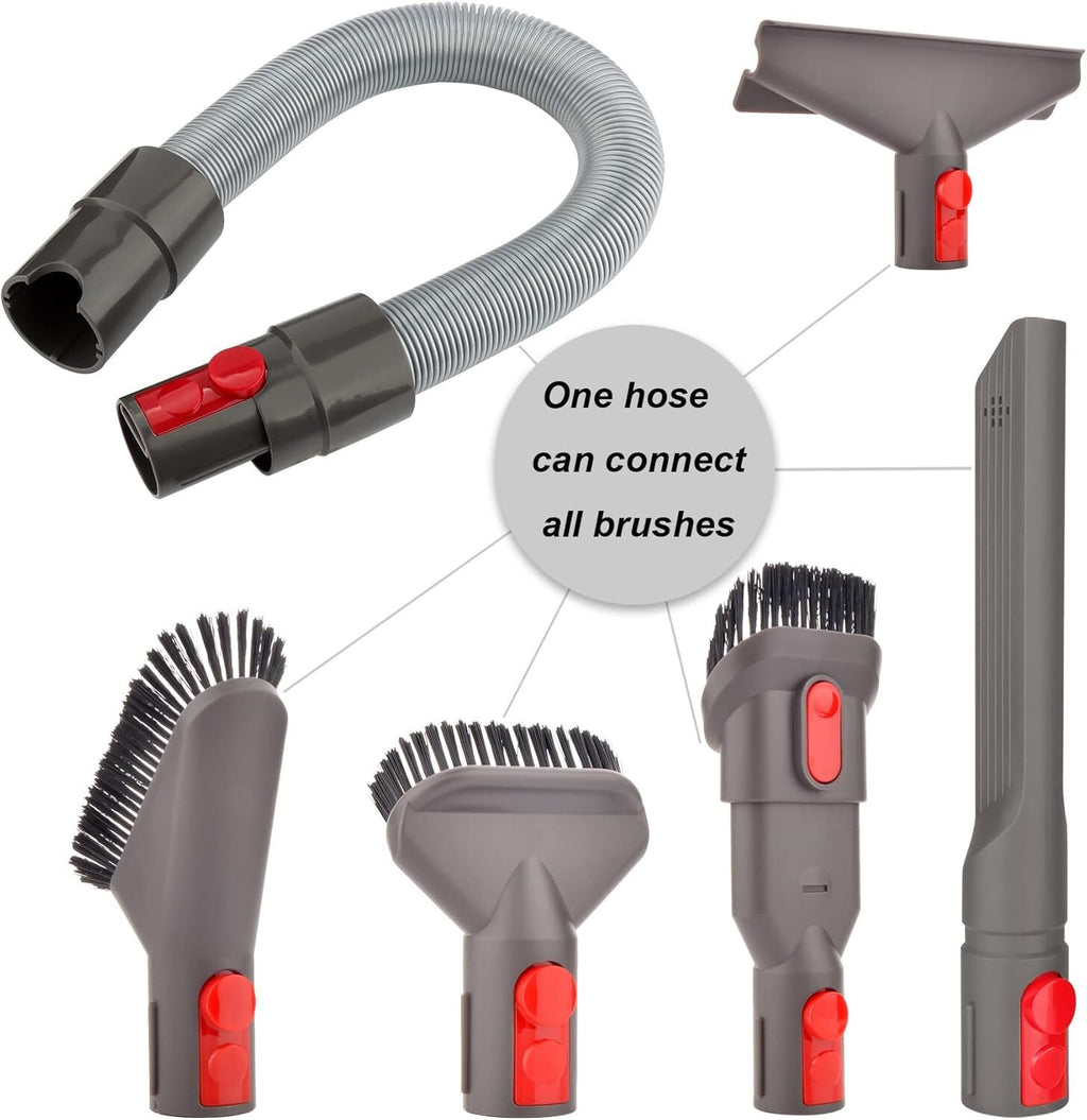 6Pcs Brush Attachment Kit for Dyson V7 V8 V10 V11 V12 Vacuum Cleaner Accessories
