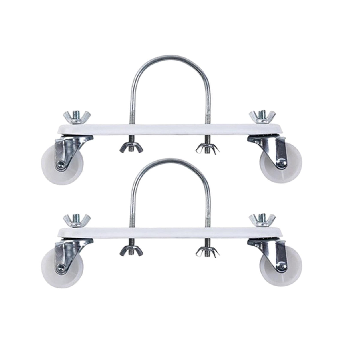 2Pcs Oil Filled Heater Caster Bracket with Wheels Spare Parts Smooth and Easy