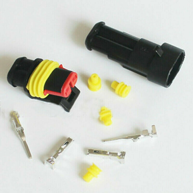352Pcs 12V Electrical Wire Connector Plug Terminal Kit 1/2/3/4 Pin Waterproof