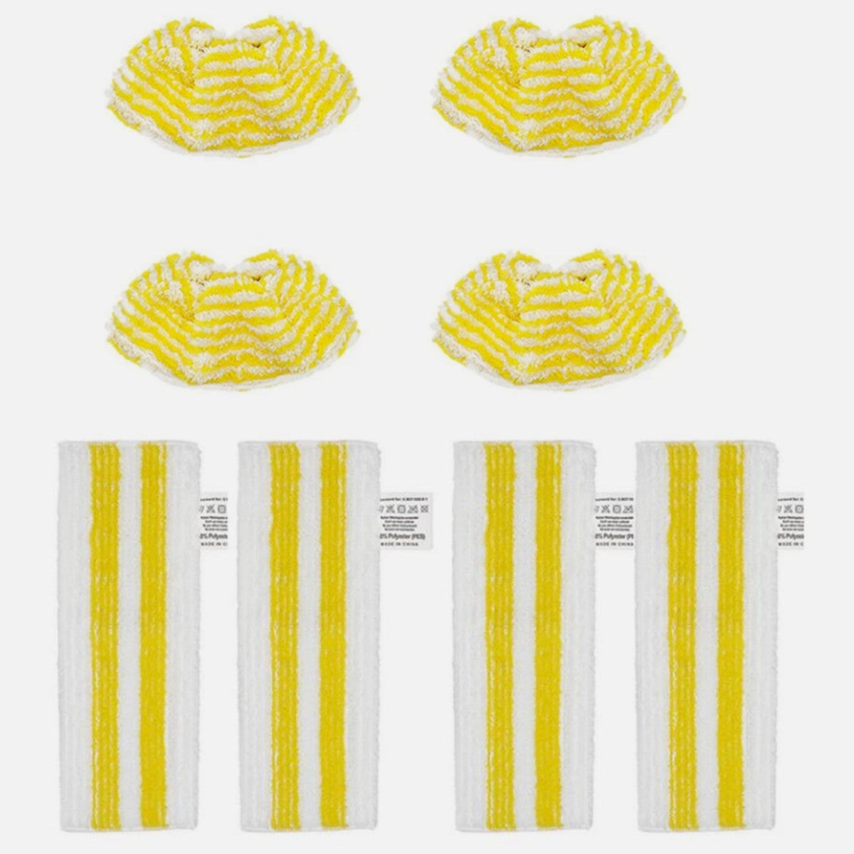 8 Pack Microfibre Pads for Karcher SC2 SC3 SC4 SC5 EasyFix Steam Cleaner Cloths