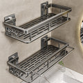 Aluminum Bathroom Storage Shelves Wall Mount Shower Shelf Storage Rack  Kitchen