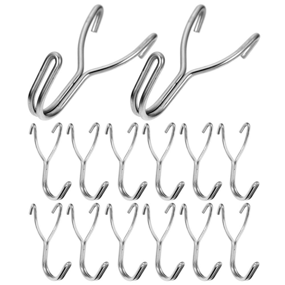 40 Pcs Metal Pegboard Hooks Heavy Duty Small Hooks for Tool Hanging