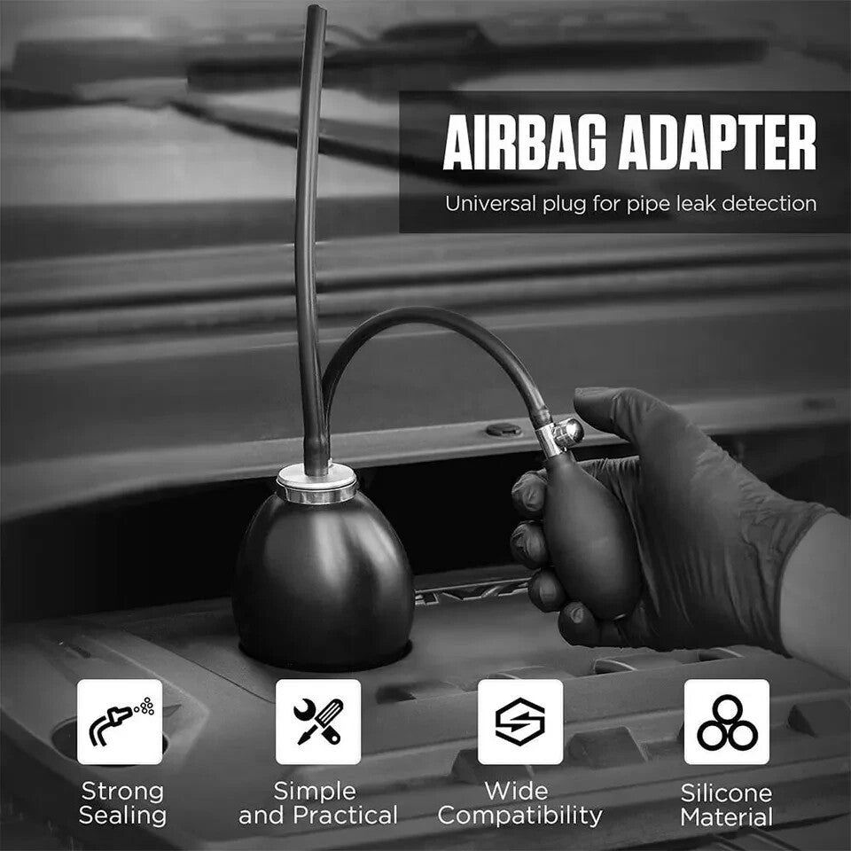 Universal Inflatable Bladder Intake Adapter Car Smoke Leak Detector