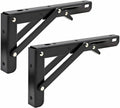 2/4*Campervan Folding Bracket Table Extension Shelf Motorhome Caravan Wall Hinge
