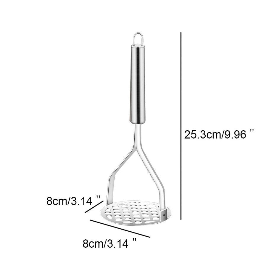 Potato Masher Stainless Steel Press Professional Vegetable Crusher Thick Durable
