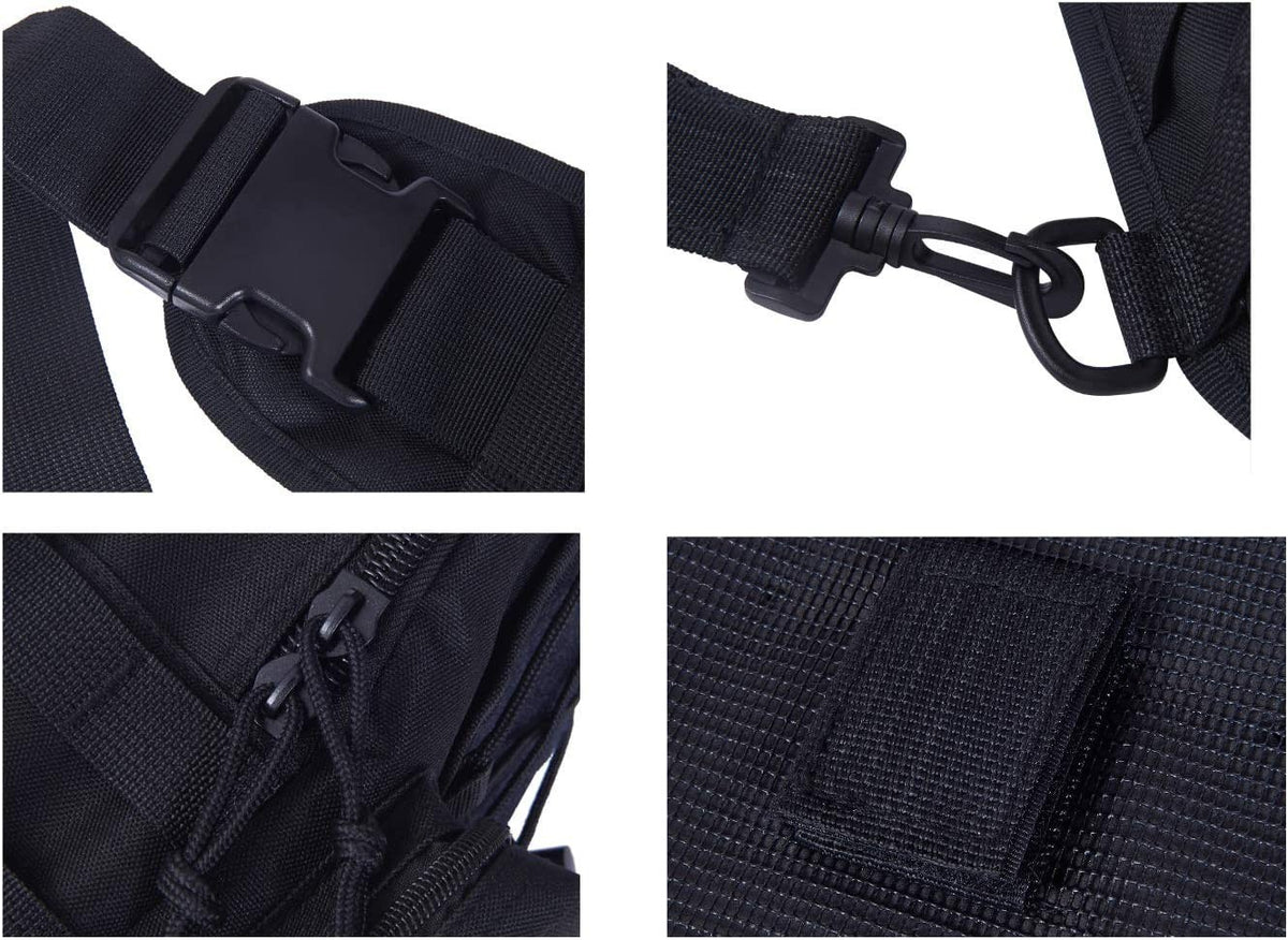Outdoor Tactical Shoulder Bag Messenger Sling Chest Pack Military Molle Backpack