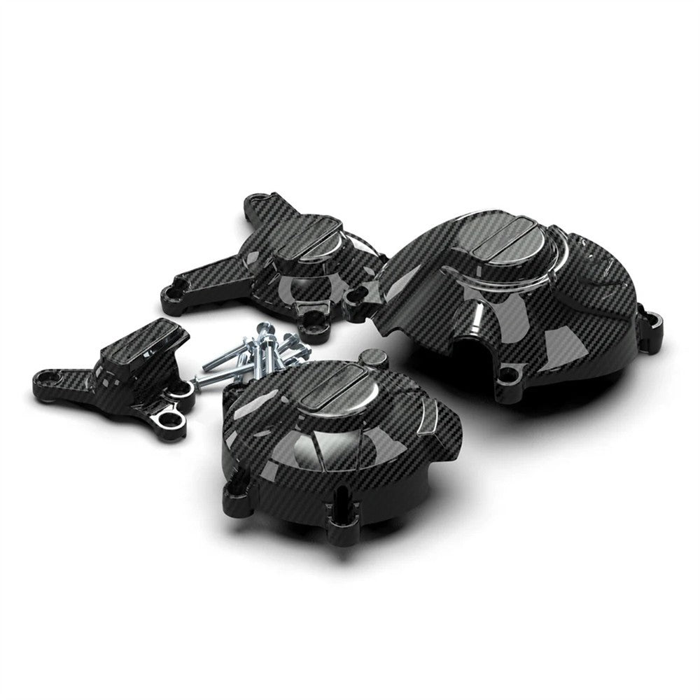 Carbon Look Engine Guard Protection Cover For Yamaha MT-09 XSR900 FZ09 2014-2020