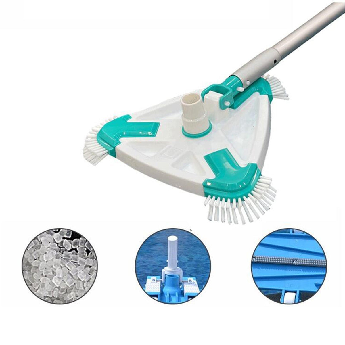 Pool and SPA Vacuum Head Bristles Underwater Pool Cleaner for Cleaning Tool