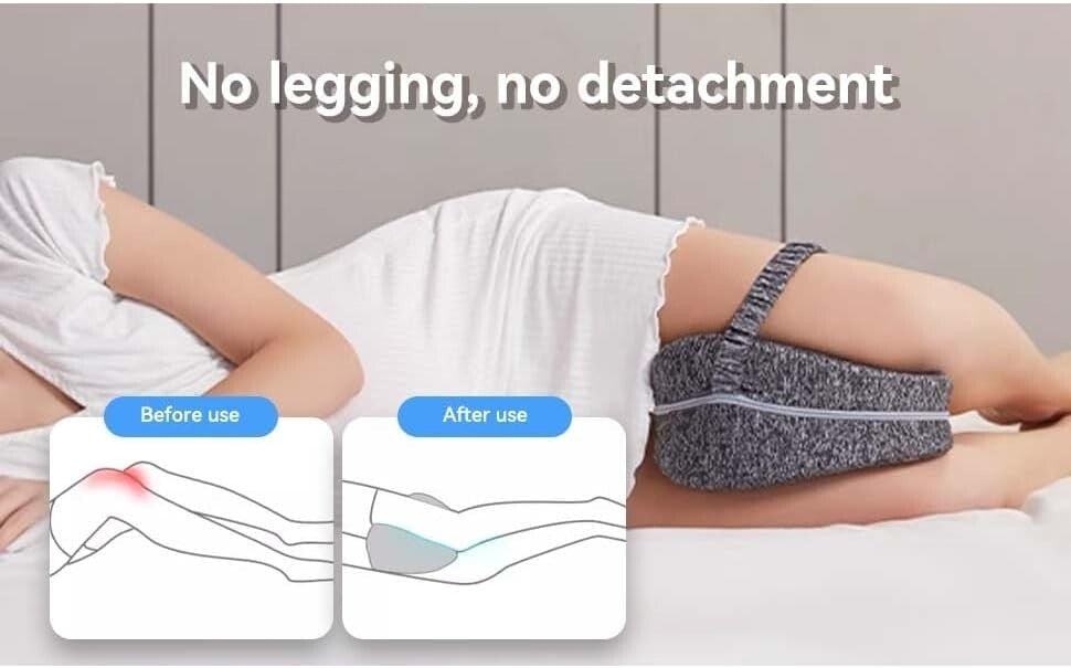 Hip Alignment Pillow,Alignment Pillow-Relieve Hip Pain/Sciatica,Adjustable strap
