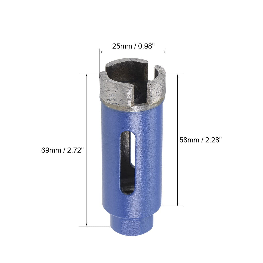 25mm Sintered Diamond Core Drill Bits Hole Saws for Brick Concrete Masonry