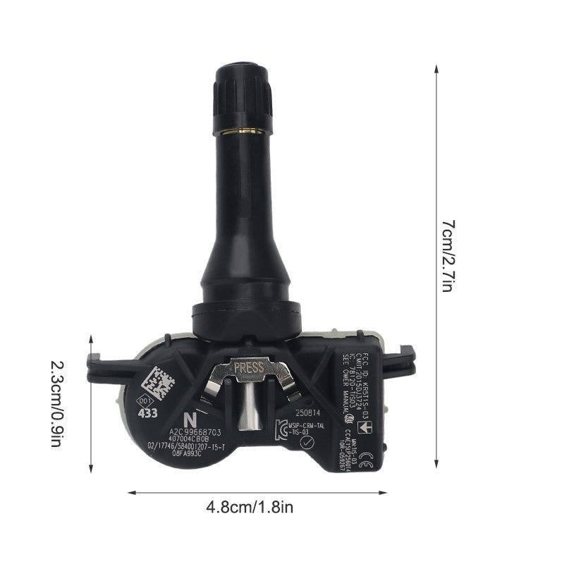 Pre-Coded Tyre Pressure Sensor TPMS For Nissan Leaf Micra Qashqai Infinity QX50