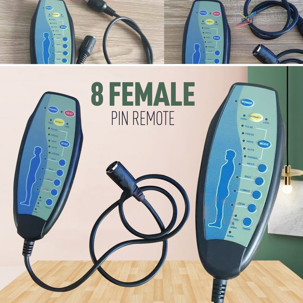 8 Female Pin Remote For Massage Power Lift Recliner Chair Hand Controller DC12V