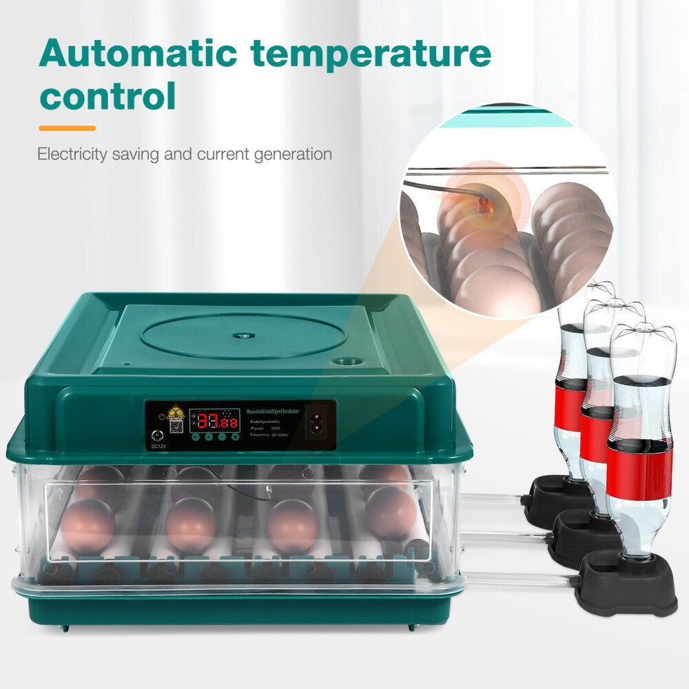 48 Egg Automatic Turning Incubator Chicken Duck Eggs Digital Hatching Machine