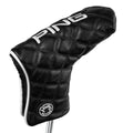 ANSER BLADE PUTTER HEADCOVER HEAD COVER - BLACK TEXTURED