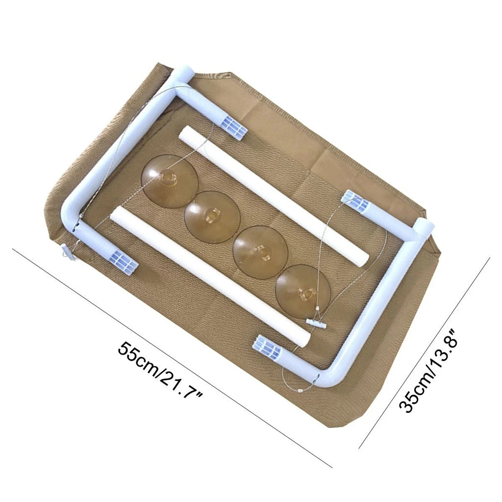 Pet Cat Window Hammock Space-Saving Window-Mounted Hanging Bed with Suction Cups