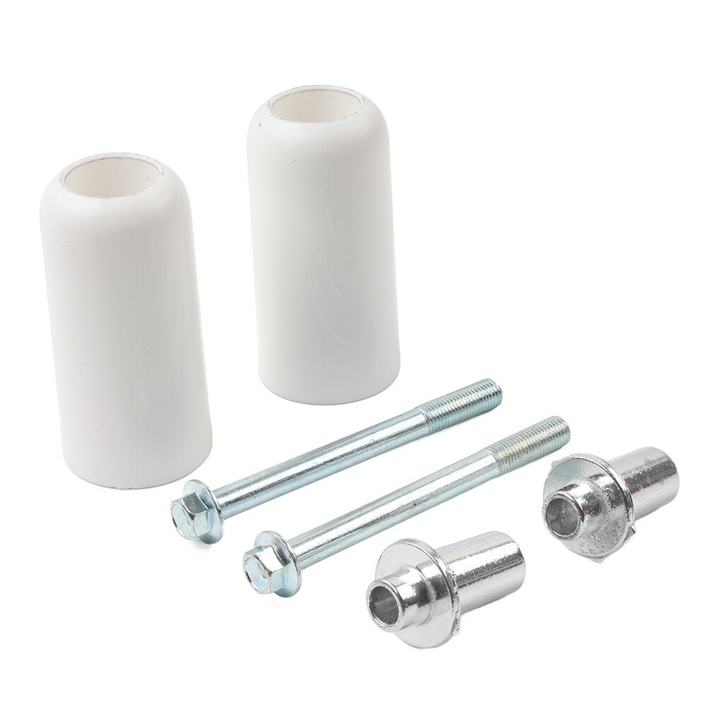 Universal Motor White Frame Sliders Anti Crash Protector For Yamaha For Suzuki