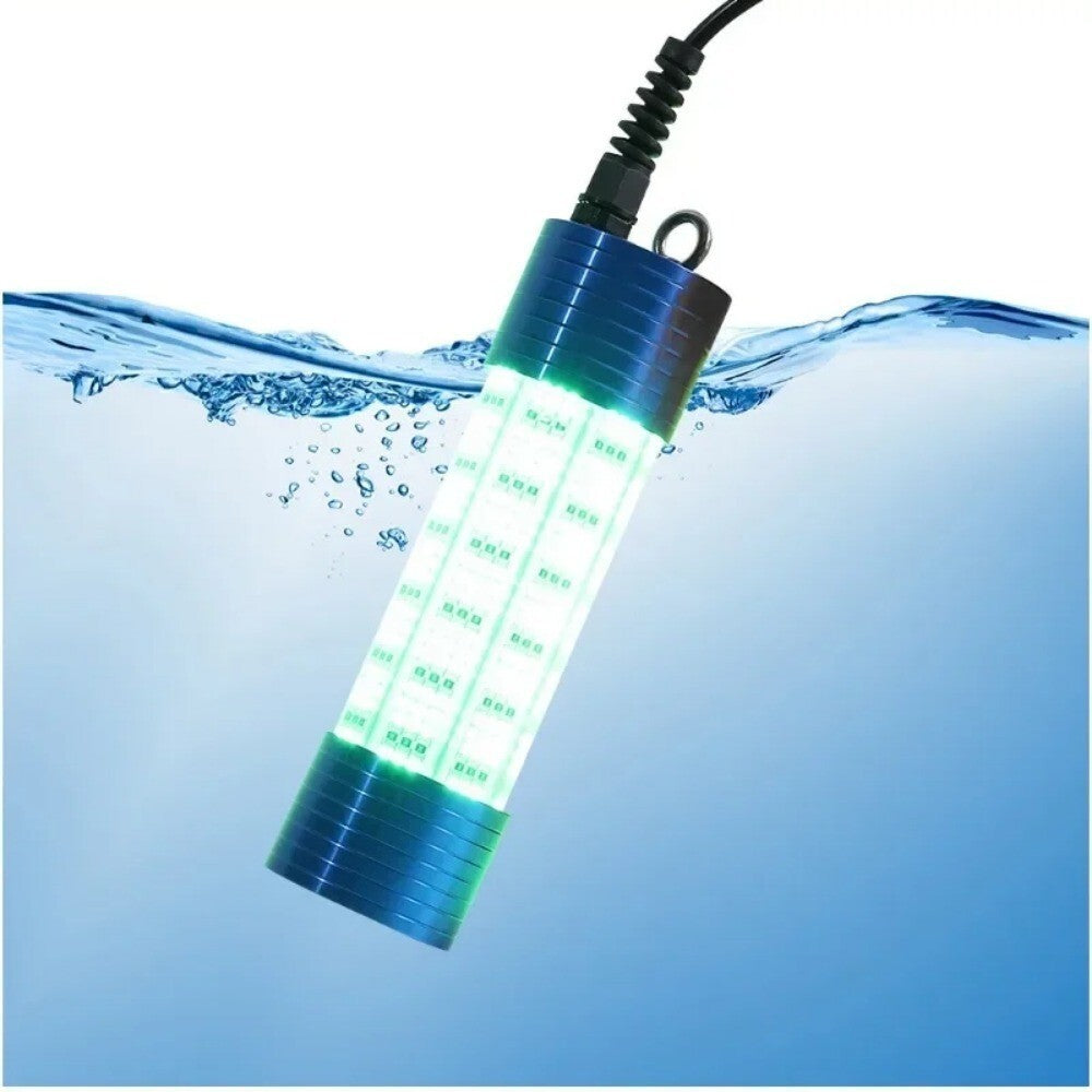 1PC Underwater Fishing Light DC12V 150W Green Blue LED Lure Bait Finder Lamp UK