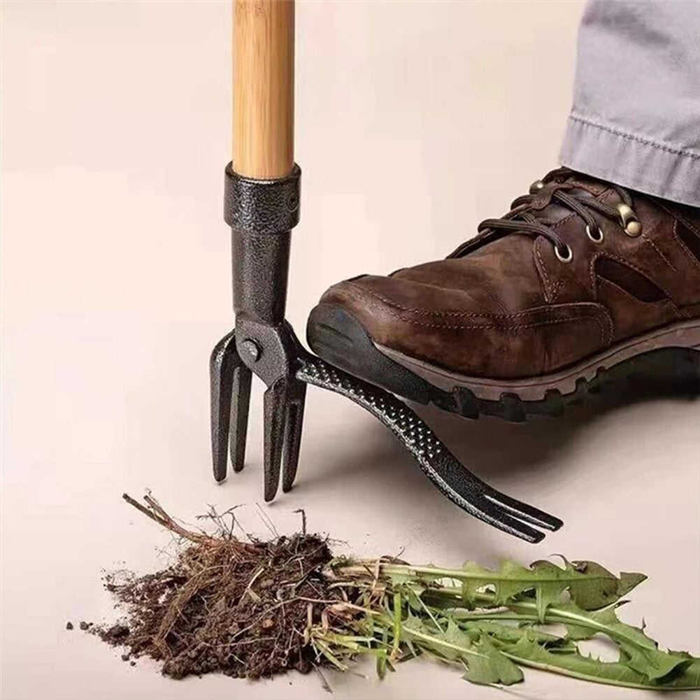 Stand Up Weeder Puller Weed Claw Grass Root Remover Killer Manual Garden Tool UK