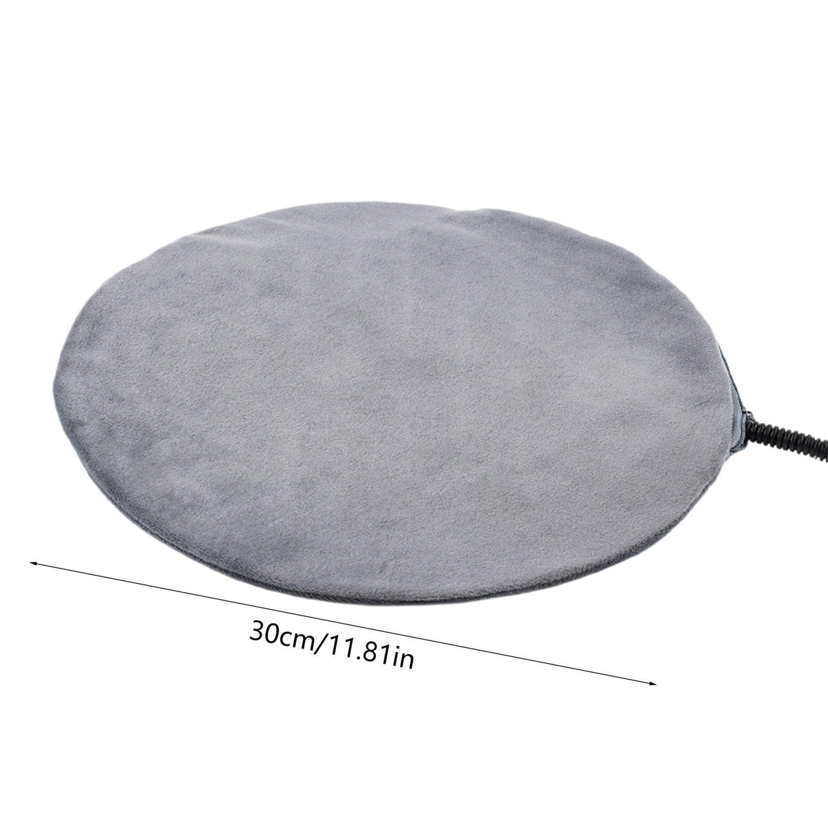 Heated Pet Mat Bed Electric Dog Cat Pad Waterproof Thermostat 9 Gear Grey UK