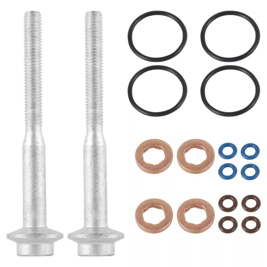 Fuel Injector Ring Washer Seals Bolts Injector Kit for VW Caddy Golf Audi A1 A3