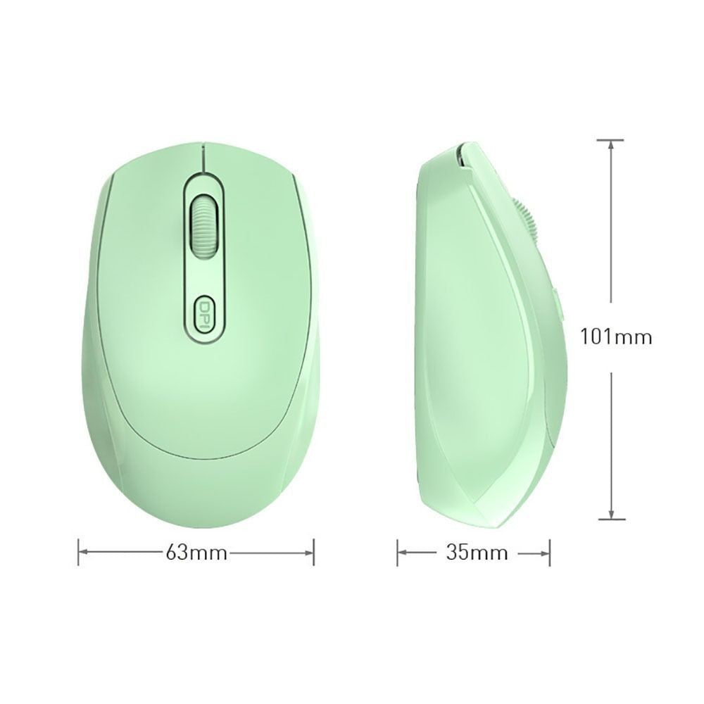 Rechargeable Bluetooth Mouse 2.4G+Bluetooth Computer Mouse Wireless Mouse
