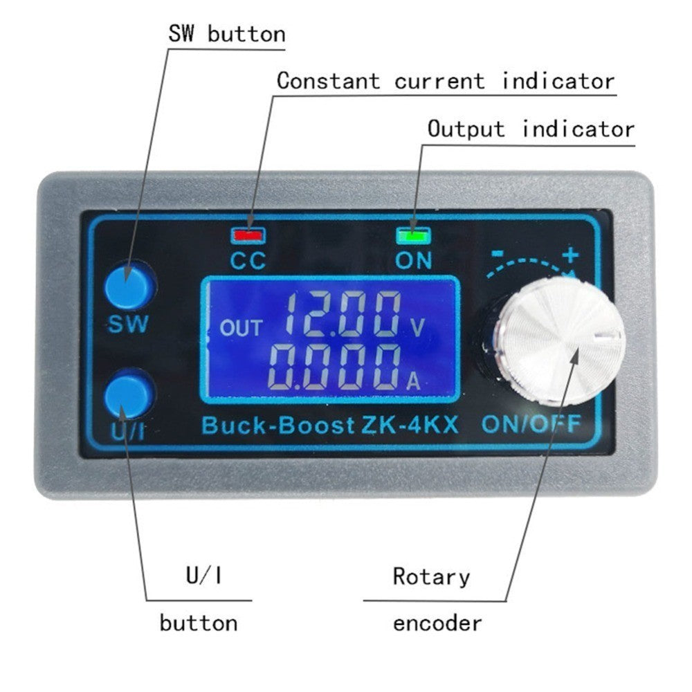 Supply 0.5-30V 4A Variable DC-DC Adjustable CNC Buck-Boost Power Supply Module