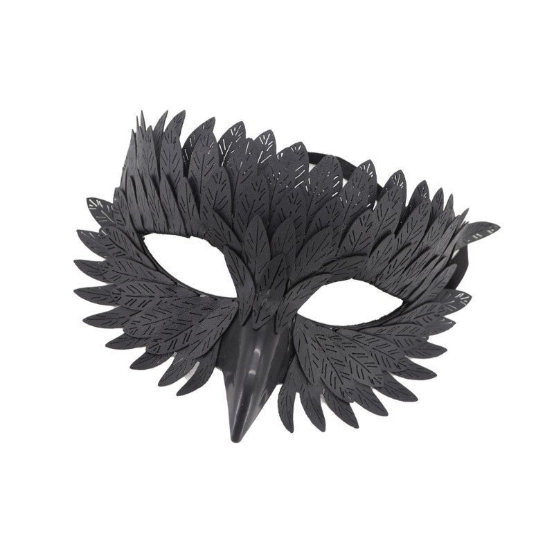 Bird Beak Mask Masquerades Mask Halloween Mask Owl Feather Half Face Mask